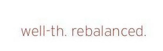 WELL-TH. REBALANCED. logo