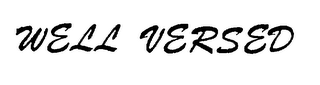 WELL VERSED logo