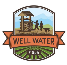 WELL WATER 7.5 PH logo