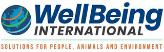 WELLBEING INTERNATIONAL SOLUTIONS FOR PEOPLE, ANIMALS AND ENVIRONMENT logo