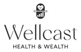 WELLCAST HEALTH & WEALTH logo