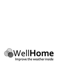 WELLHOME IMPROVE THE WEATHER INSIDE logo