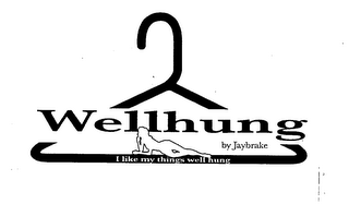 WELLHUNG BY JAYBRAKE I LIKE MY THINGS WELL HUNG logo