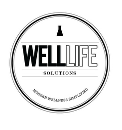WELLLIFE SOLUTIONS MODERN WELLNESS SIMPLIFIED logo