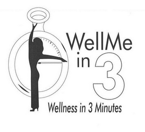 WELLME IN 3 WELLNESS IN 3 MINUTES logo