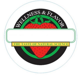 WELLNESS & FLAVOR THE TASTE OF NATURAL SCIENCE logo