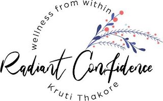 WELLNESS FROM WITHIN RADIANT CONFIDENCE KRUTI THAKORE logo