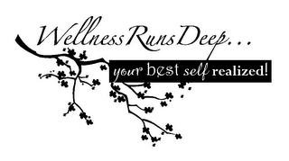 WELLNESS RUNS DEEP. . . YOUR BEST SELF REALIZED! logo