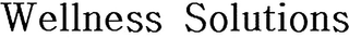 WELLNESS SOLUTIONS logo