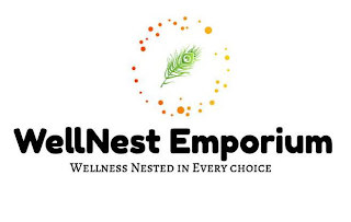 WELLNEST EMPORIUM  WELLNESS NESTED IN EVERY CHOICE logo