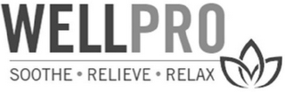 WELLPRO SOOTHE RELIEVE RELAX logo
