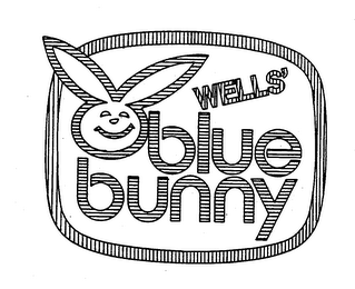 WELLS' BLUE BUNNY logo