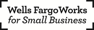 WELLS FARGO WORKS FOR SMALL BUSINESS logo