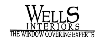 WELLS INTERIORS THE WINDOW COVERING EXPERTS logo