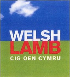 WELSH LAMB CIG OEN CYMRU logo