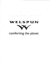 WELSPUN W COMFORTING THE PLANET logo