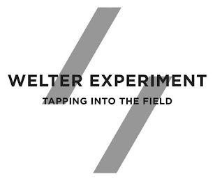 WELTER EXPERIMENT TAPPING INTO THE FIELD logo
