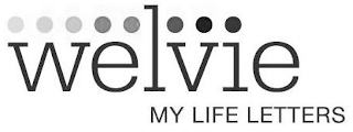 WELVIE MY LIFE LETTERS logo