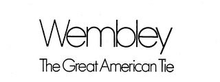 WEMBLEY THE GREAT AMERICAN TIE logo
