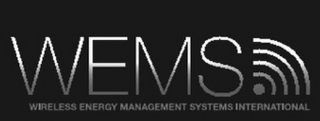 WEMS. WIRELESS ENERGY MANAGEMENT SYSTEMS INTERNATIONAL logo