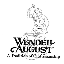 WENDELL AUGUST A TRADITION OF CRAFTSMANSHIP logo