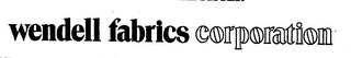 WENDELL FABRICS CORPORATION logo