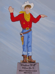 "WENDOVER WILL" WELCOMES YOU TO WEST WENDOVER NEVADA logo