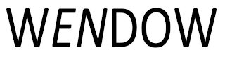 WENDOW logo