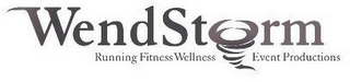 WENDSTORM RUNNING FITNESS WELLNESS EVENT PRODUCTIONS logo