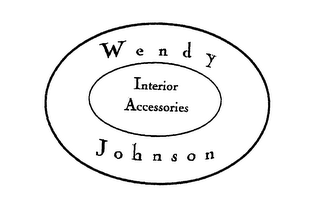 WENDY JOHNSON INTERIOR ACCESSORIES logo