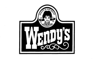 WENDY'S QUALITY IS OUR RECIPE logo