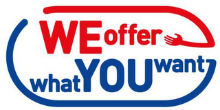 WEOFFERWHATYOUWANT logo