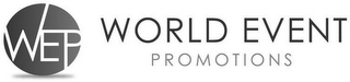 WEP WORLD EVENT PROMOTIONS logo