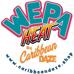 WEPA HEAT BY CARIBBEAN DAZE WWW.CARIBBEANDAZE.SHOP logo