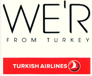 WE'R FROM TURKEY TURKISH AIRLINES logo