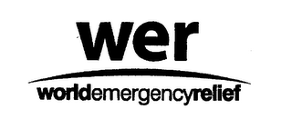 WER WORLDEMERGENCYRELIEF logo