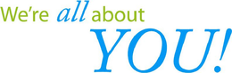 WE'RE ALL ABOUT YOU! logo
