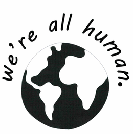 WE'RE ALL HUMAN. logo