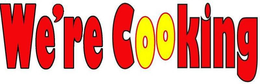 WE'RE COOKING logo