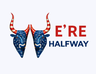 WE'RE HALFWAY logo