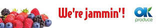 WE'RE JAMMIN'! OK PRODUCE logo