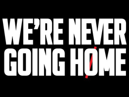 WE'RE NEVER GOING HOME logo