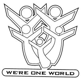 WE'RE ONE WORLD logo