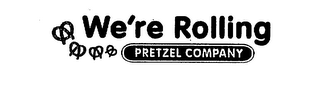 WE'RE ROLLING PRETZEL COMPANY logo