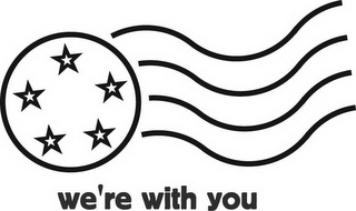 WE'RE WITH YOU logo