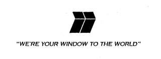 "WE'RE YOUR WINDOW TO THE WORLD" logo