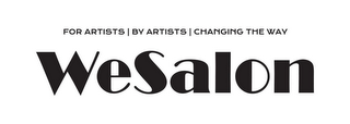 WESALON FOR ARTISTS BY ARTISTS CHANGINGTHE WAY logo