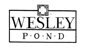 WESLEY P O N D logo