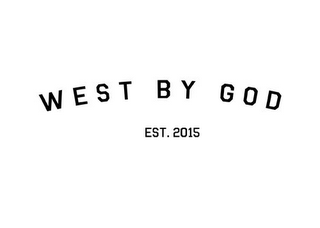 WEST BY GOD EST. 2015 logo