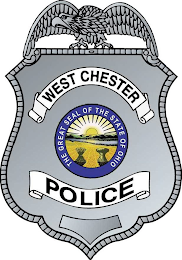 WEST CHESTER POLICE THE GREAT SEAL OF THE STATE OF OHIO logo
